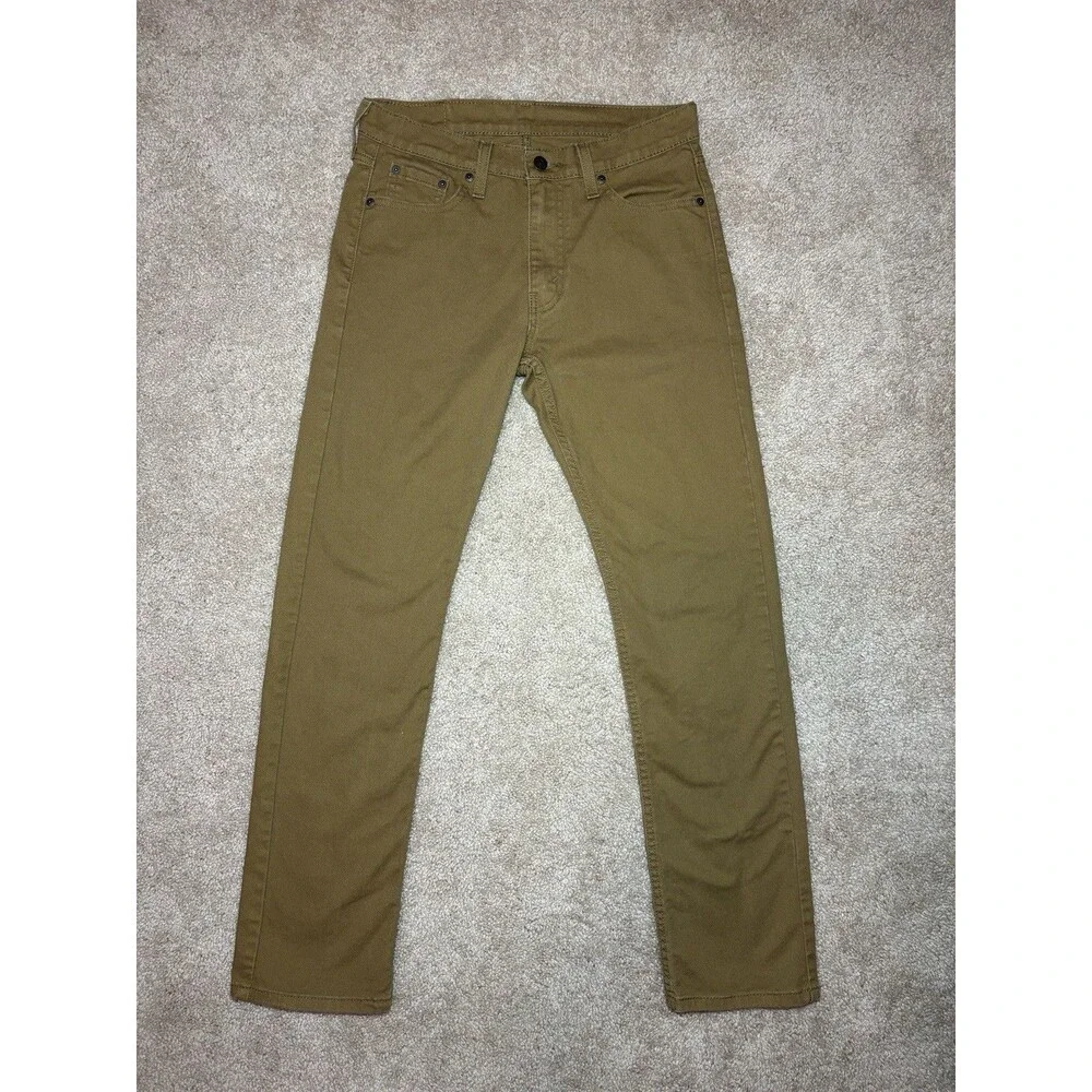 Levi's 513 Slim Straight Jeans Men's 30x32 Khaki Brown
